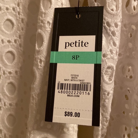 White Eyelet Dress - Picture 2 of 2